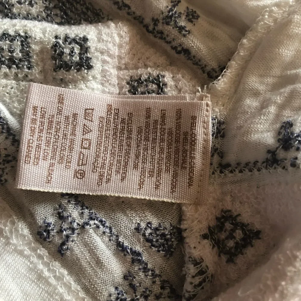 NWOT Free People You Got It Bad Embroidered Strapless Top